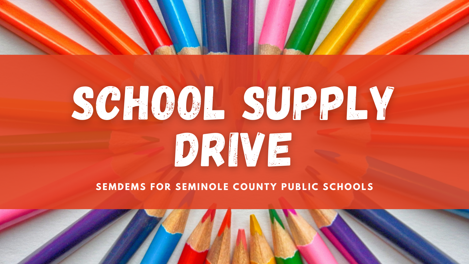 schoo supply drive for scps