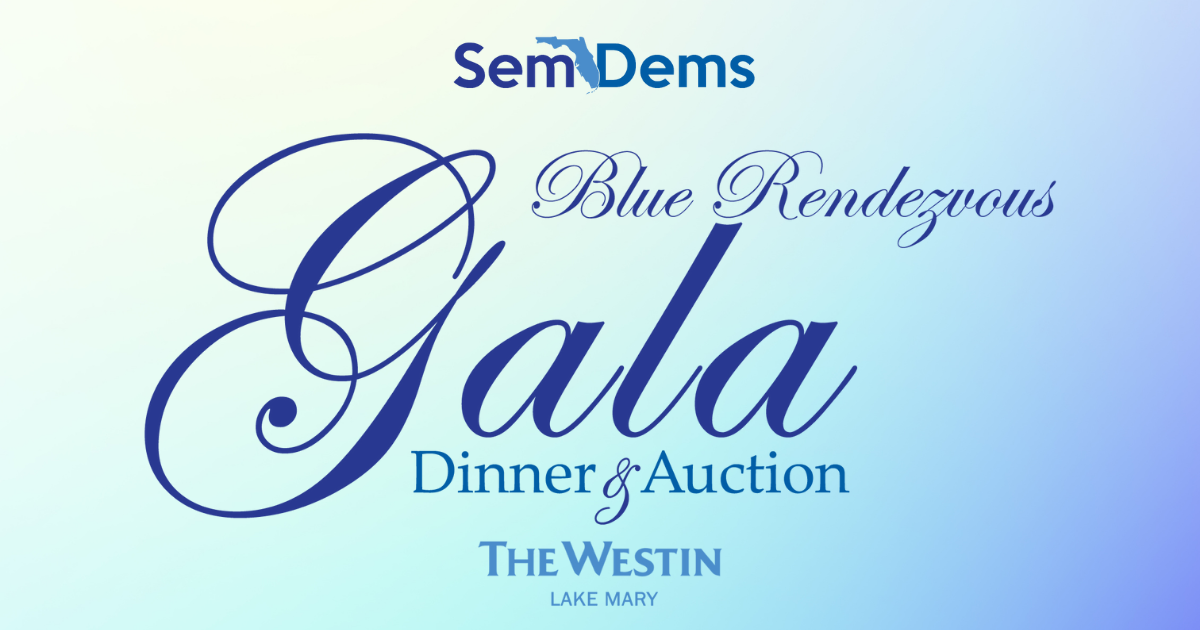 SemDems Blue Rendezvous Gala Advertisement