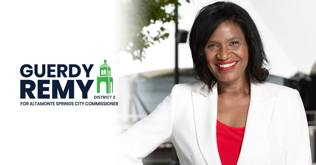 GuerdyRemyImage Guerdy Remy Runoff Election December 6 2022. Altamonte Springs, Florida.