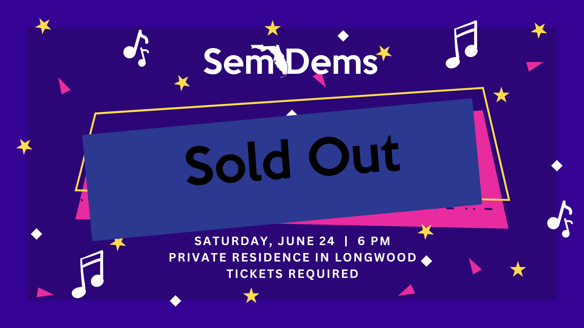 House party sold out Seminole County Democratic Party