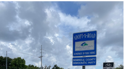 Adopt a road sign Seminole County Democratic Party