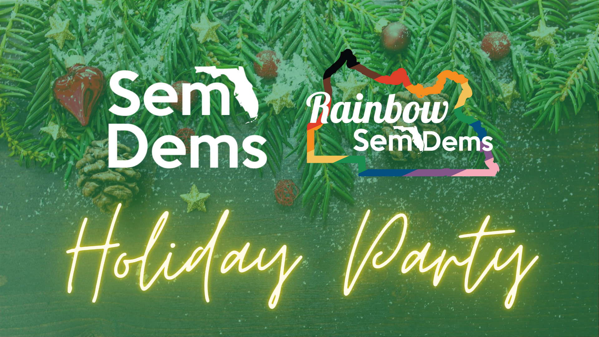 SemDems Rainbow SemDems Holiday Party 2023