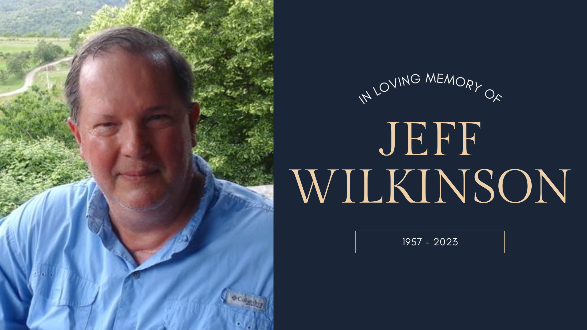 Blue Man Photocentric Memorial Slideshow Jeff Wilkinson