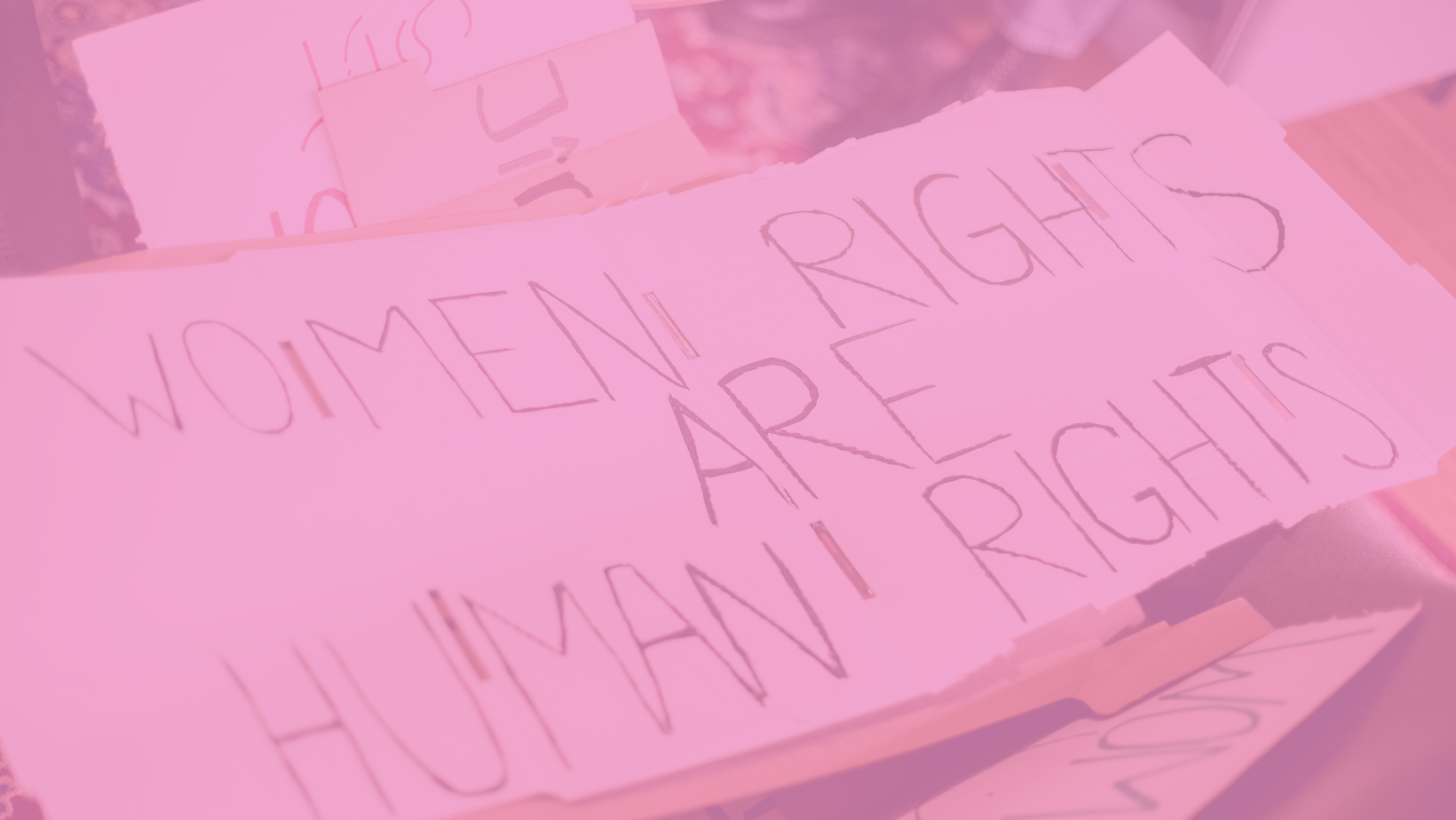 Abortion Petitions Complete Women's Rights are Human Rights Sign | Abortion Petition