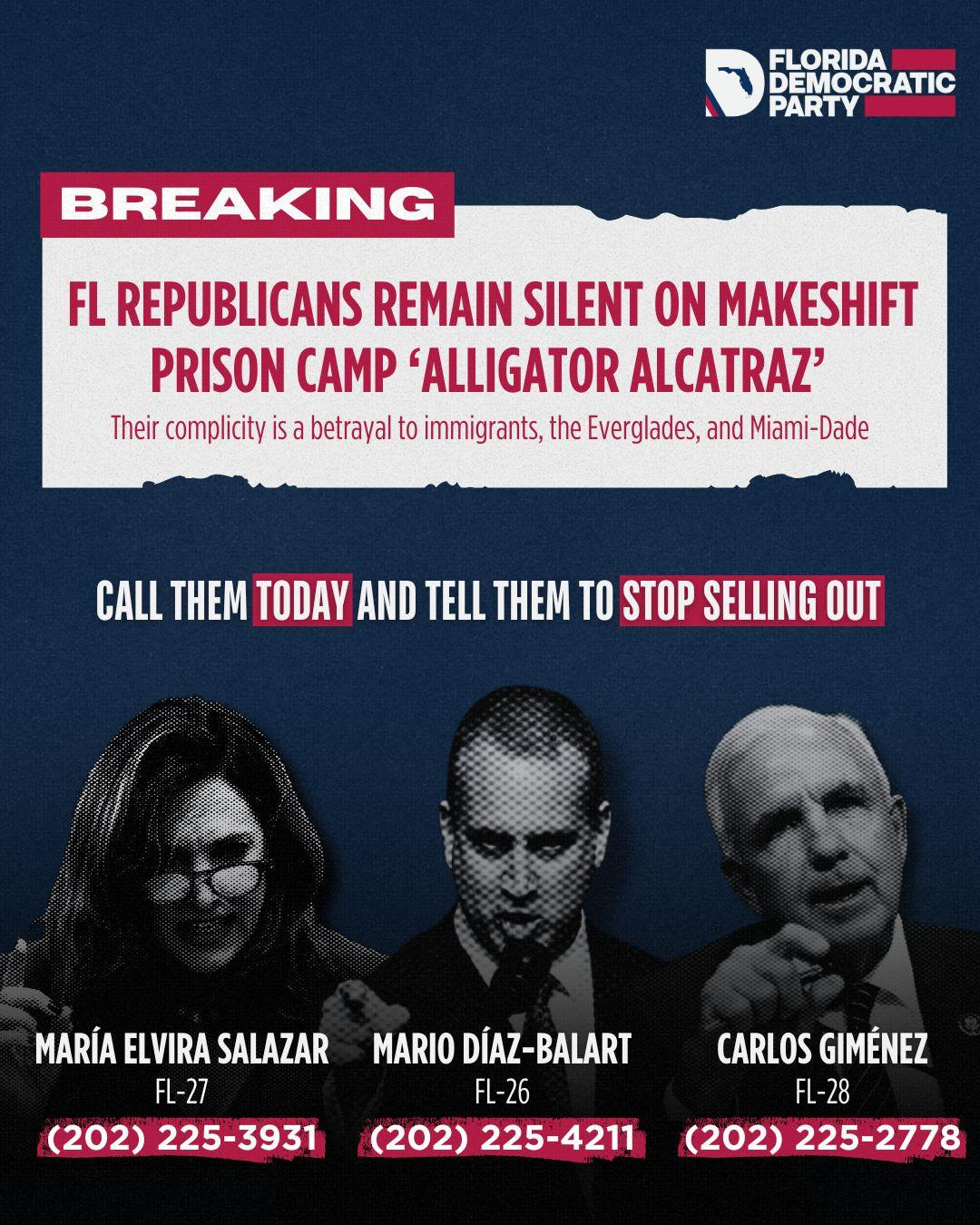 Aligator Alcatraz Seminole County Democratic Party