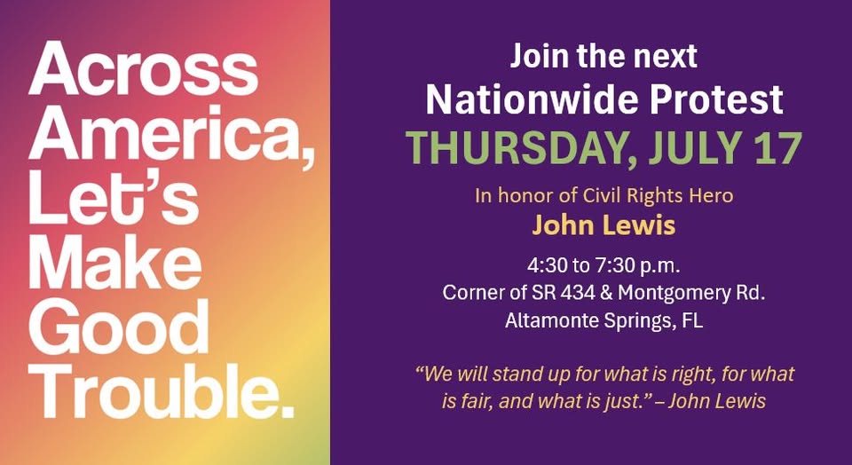 good trouble Seminole County Democratic Party