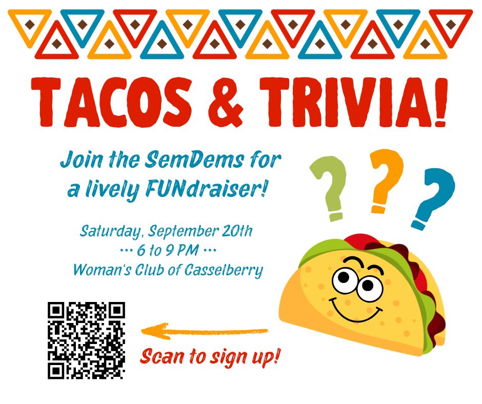 tacos triviq qr code Seminole County Democratic Party