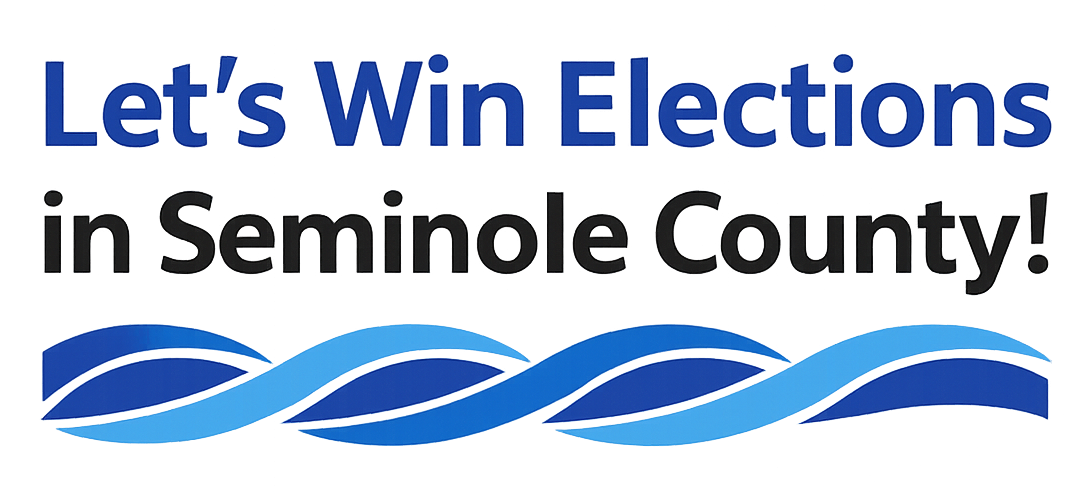 Let's Win Elections in Sem Co Graphic Seminole County Democratic Party