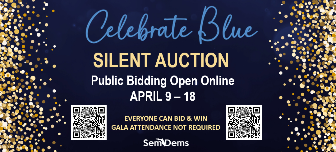 Celebrate Blue Silent Auction Seminole County Democratic Party