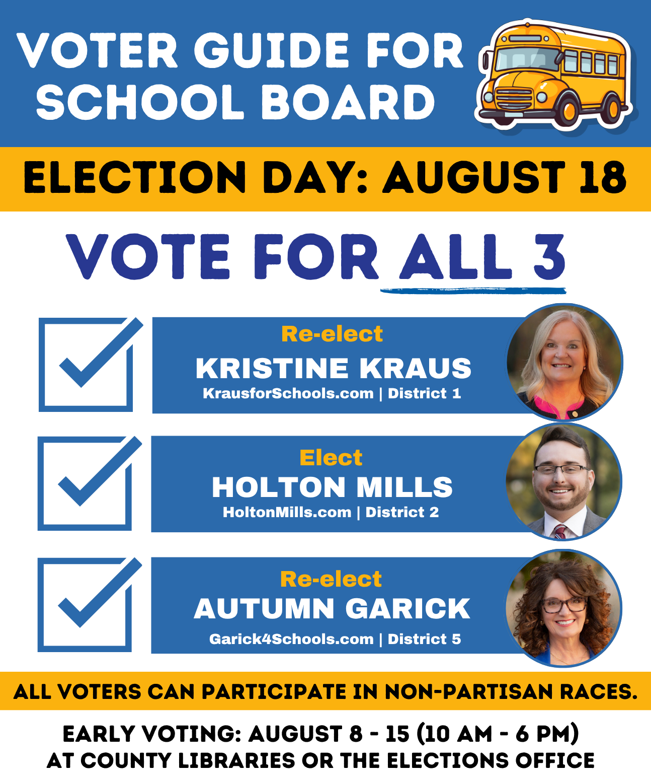 2026 SemDems School Board Voter Guide Seminole County Democratic Party
